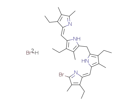 1-bromo-3,8,13,17-tetraethyl-2,7,12,18,19-pentamethyl-5,15-biladienium dibromide