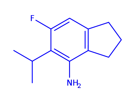 6-fluoro-5-isopropyl-2,3-dihydro-1H-inden-4-amine