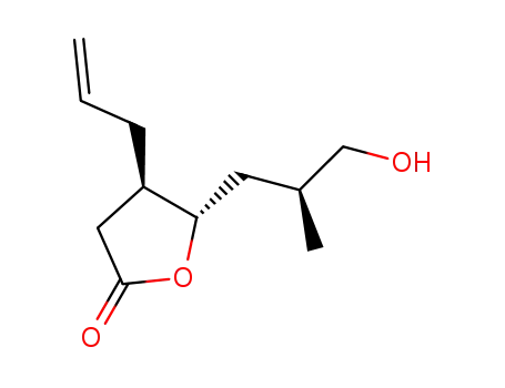 (4R,5S)-4-allyl-5-[(2S)-3-hydroxy-2-methylpropyl]dihydrofuran-2(3H)-one