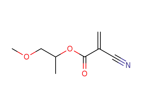 Molecular Structure of 27279-62-5 (methoxypropyl cyanoacrylate)