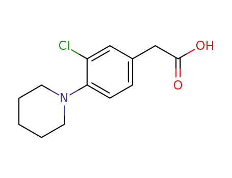 Acetic acid, (3-chloro-4-piperidinophenyl)-