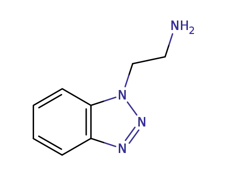Molecular Structure of 26861-65-4 (2-(1H-BENZO[D][1,2,3]TRIAZOL-1-YL)ETHANAMINE)
