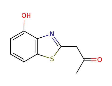 Molecular Structure of 26749-63-3 (2-Propanone,1-(4-hydroxy-2-benzothiazolyl)-(8CI))