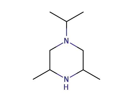 Molecular Structure of 26864-93-7 (Piperazine, 3,5-dimethyl-1-(1-methylethyl)- (9CI))