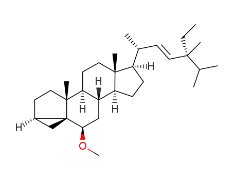 (22E,24R)-24-ethyl-6β-methoxy-24-methyl-3α,5-cyclo-5α-cholest-22-ene