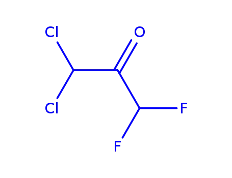 Molecular Structure of 267901-05-3 (2-Propanone,  1,1-dichloro-3,3-difluoro-)