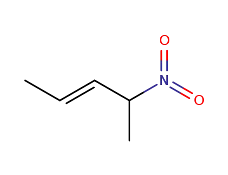 Molecular Structure of 27773-50-8 ((E)-4-Nitro-2-pentene)