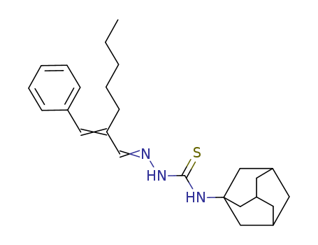 Hydrazinecarbothioamide,2-[2-(phenylmethylene)heptylidene]-N-tricyclo[3.3.1.13,7]dec-1-yl- cas  32403-24-0