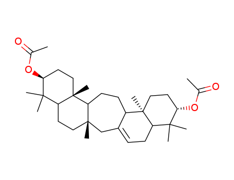 1H-Cyclohepta[1,2-a:5,4-a']dinaphthalene,heptamethyl-2,3,4,4a,5,6,6a,7,9,9a,10,11,12,13,13a,13b,14,15,15a,15b-eicosahydro-4,4,6a,10,10,13a,15b-,diacetate, (3S,4aR,6aS,9aR,11S,13aR,13bS,15aS,15bR)- (9C