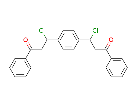 1,4-bis-(1-chloro-3-oxo-3-phenyl-propyl)-benzene