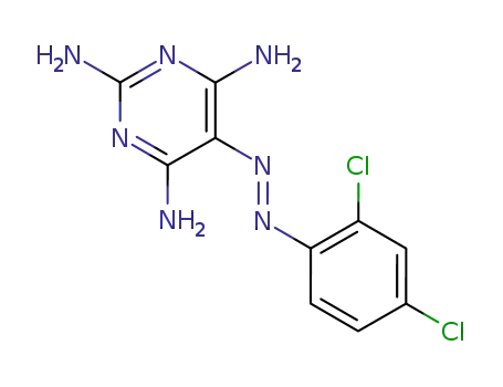 피리미딘, 5-((2,4-디클로로페닐)아조)-2,4,6-트리아미노-