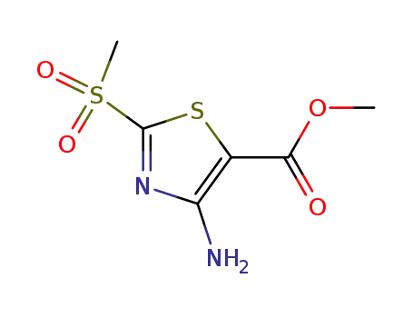4-amino-2-methanesulfonylthiazole-5-carboxylic acid methyl ester