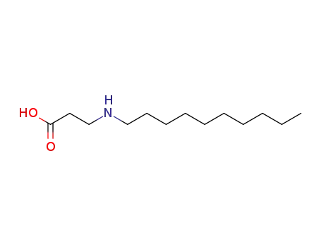Molecular Structure of 27373-56-4 (N-decyl-beta-alanine)