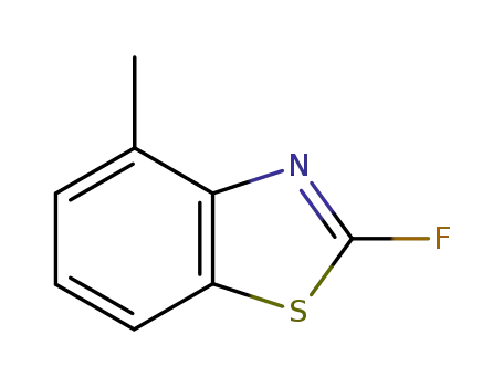 Molecular Structure of 27484-68-0 (Benzothiazole, 2-fluoro-4-methyl- (8CI))