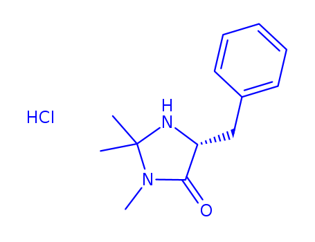 4-Imidazolidinone,2,2,3-trimethyl-5-(phenylmethyl)-, hydrochloride (1:1), (5R)-