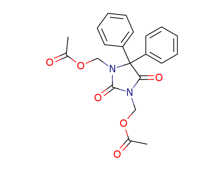 2,4-Imidazolidinedione,1,3-bis[(acetyloxy)methyl]-5,5-diphenyl- cas  27506-80-5