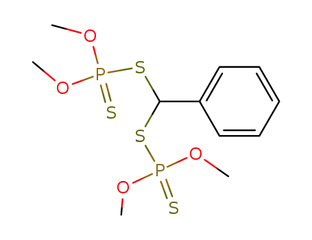 S-{4-[(dimethoxyphosphorothioyl)sulfanyl]benzyl} O,O-dimethyl phosphorodithioate