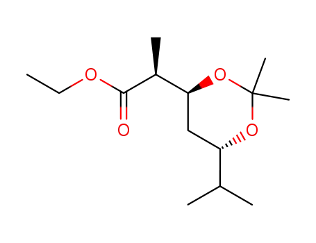 ethyl (2S,3S,5S)-3,5-isopropylidenedioxy-2,6-dimethylheptanoate