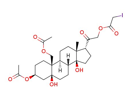 (14β,17α)-3β,19-Diacetoxy-5,14-dihydroxy-21-(iodoacetoxy)-5β-pregnan-20-one