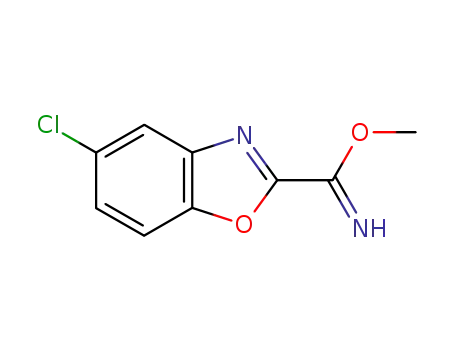 5-chloro-benzooxazole-2-carboximidic acid methyl ester