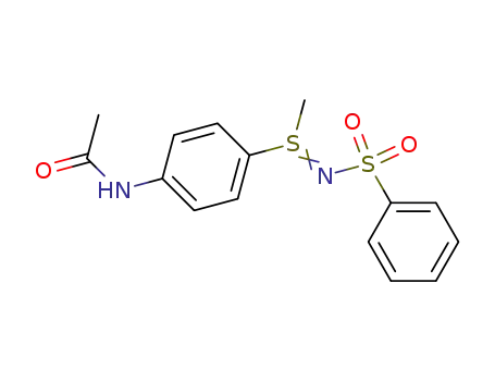 S-메틸-S-[p-아세틸아미노]페닐-N-벤젠설포닐설피닐이민