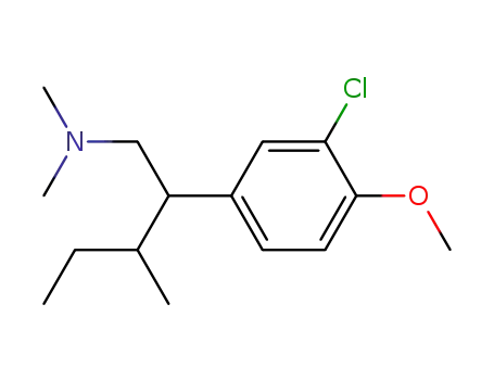 3- 클로로 -4- 메 톡시 -N, N- 디메틸 -β- (1- 메틸 프로필) 벤젠 에탄 아민