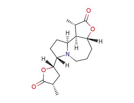 Molecular Structure of 27498-90-4 ((-)-Stemonine)