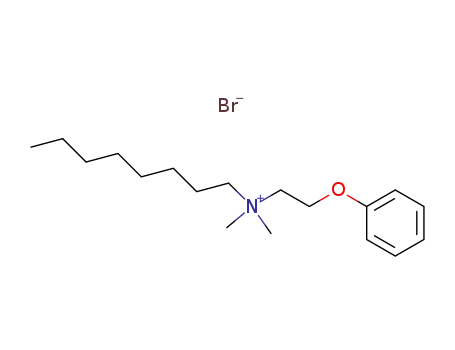 Molecular Structure of 10588-71-3 (dimethyl-octyl-(2-phenoxy-ethyl)-ammonium; bromide)