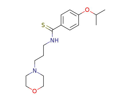 Benzenecarbothioamide,4-(1-methylethoxy)-N-[3-(4-morpholinyl)propyl]-
