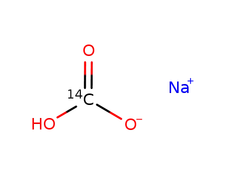 Molecular Structure of 7279-86-9 (SODIUM BICARBONATE, [14C])