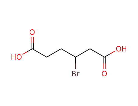 Molecular Structure of 27491-26-5 (3-bromohexanedioic acid)