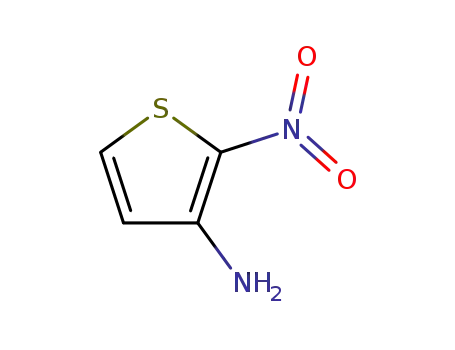 Molecular Structure of 52003-20-0 (2-nitrothiophen-3-amine)