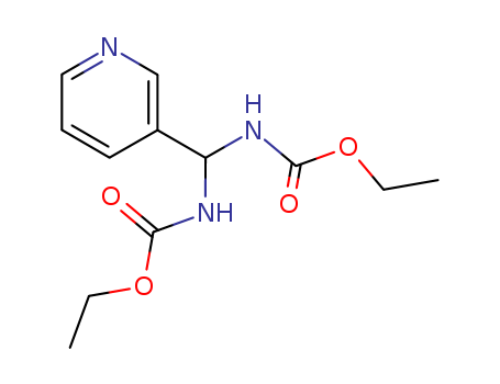 Ethyl N-[[(ethoxycarbonyl)amino](3-pyridinyl)methyl]carbamate