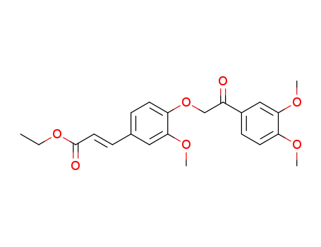 Ethyl 3-{4-[2-(3,4-dimethoxyphenyl)-2-oxoethoxy]-3-methoxyphenyl}prop-2-enoate