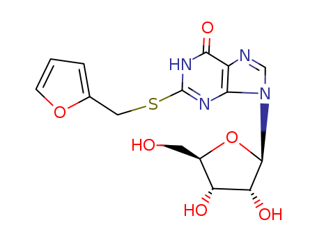 2-[2-(Furan-2-ylmethylsulfanyl)-6-hydroxy-purin-9-yl]-5-hydroxymethyl-tetrahydro-furan-3,4-diol