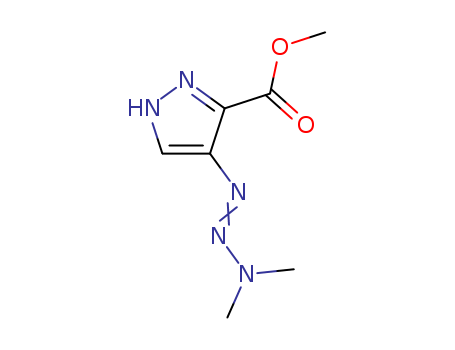 1H-Pyrazole-3-carboxylicacid, 4-(3,3-dimethyl-1-triazen-1-yl)-, methyl ester cas  27321-50-2