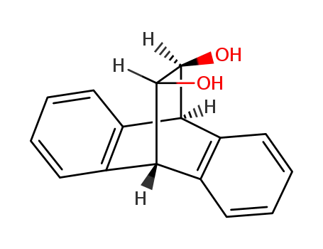 Molecular Structure of 2732-95-8 (9,10-dihydro-9,10-ethanoanthracene-11,12-diol)