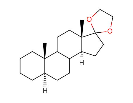 Molecular Structure of 27736-67-0 (5ξ-Androstan-17-one ethylene acetal)
