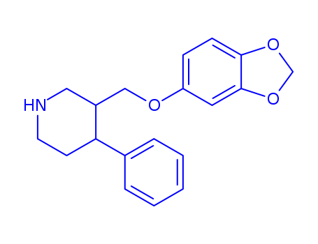 3-[(1,3-BENZODIOXOL-5-YLOXY)METHYL]-4-PHENYL-PIPERIDINE HCL