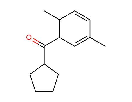 Molecular Structure of 27586-77-2 (CYCLOPENTYL 2,5-DIMETHYLPHENYL KETONE)