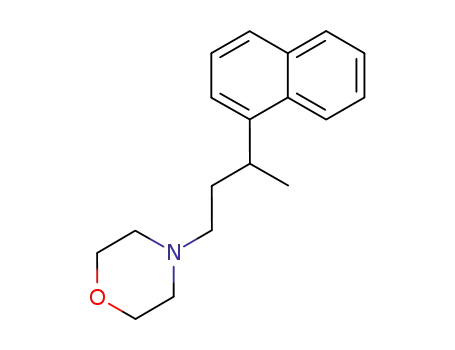 Molecular Structure of 27563-26-4 (4-[3-(1-Naphtyl)butyl]morpholine)