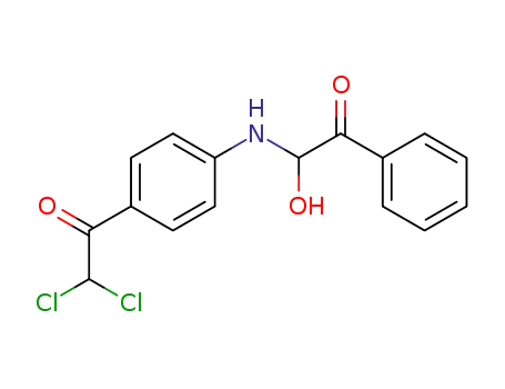 Molecular Structure of 27695-57-4 (2,2-dichloro-1-{4-[(1-hydroxy-2-oxo-2-phenylethyl)amino]phenyl}ethanone)