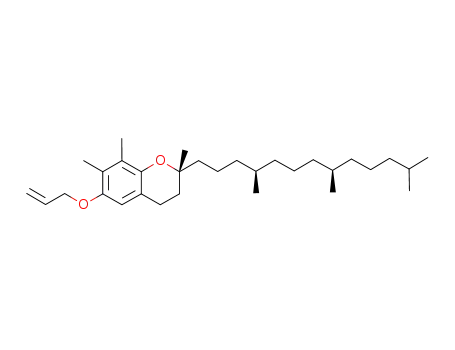Molecular Structure of 13027-54-8 ((R,R,R)-6-allyloxy-2,7,8-trimethyl-2-(4,8,12-trimethyl-tridecyl)-chroman)