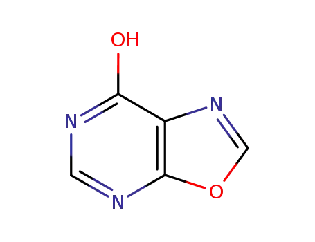Molecular Structure of 27433-54-1 (Oxazolo[5,4-d]pyrimidin-7-ol (8CI))