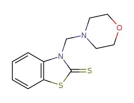 Molecular Structure of 27410-41-9 (3-(morpholin-4-ylmethyl)-1,3-benzothiazole-2(3H)-thione)