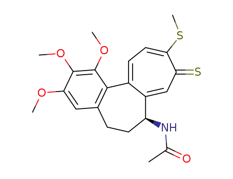 (-)-N-5,6,7,10-tetrahydro-1,2,3-trimethoxy-10-thiomethyl-9-thiobenzo<a>heptalene-7-yl-(S)-acetamide