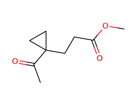 Cyclopropanepropanoic acid, 1-acetyl-, methyl ester (9CI)