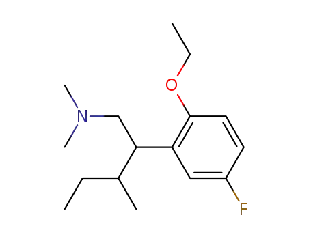 2-에톡시-5-플루오로-N,N-디메틸-β-(1-메틸프로필)벤젠에탄아민