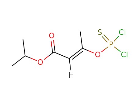 (E)-3-[(디클로로포스피노티오일)옥시]-2-부텐산 1-메틸에틸 에스테르