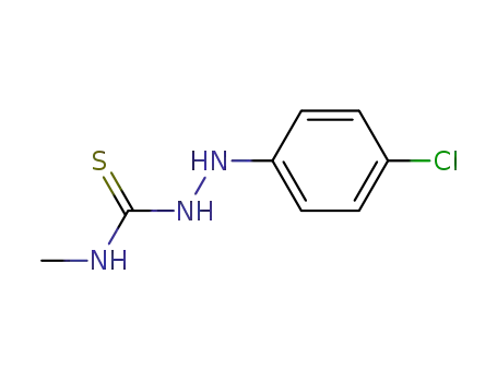 Molecular Structure of 27562-78-3 (2-(4-chlorophenyl)-N-methylhydrazinecarbothioamide)
